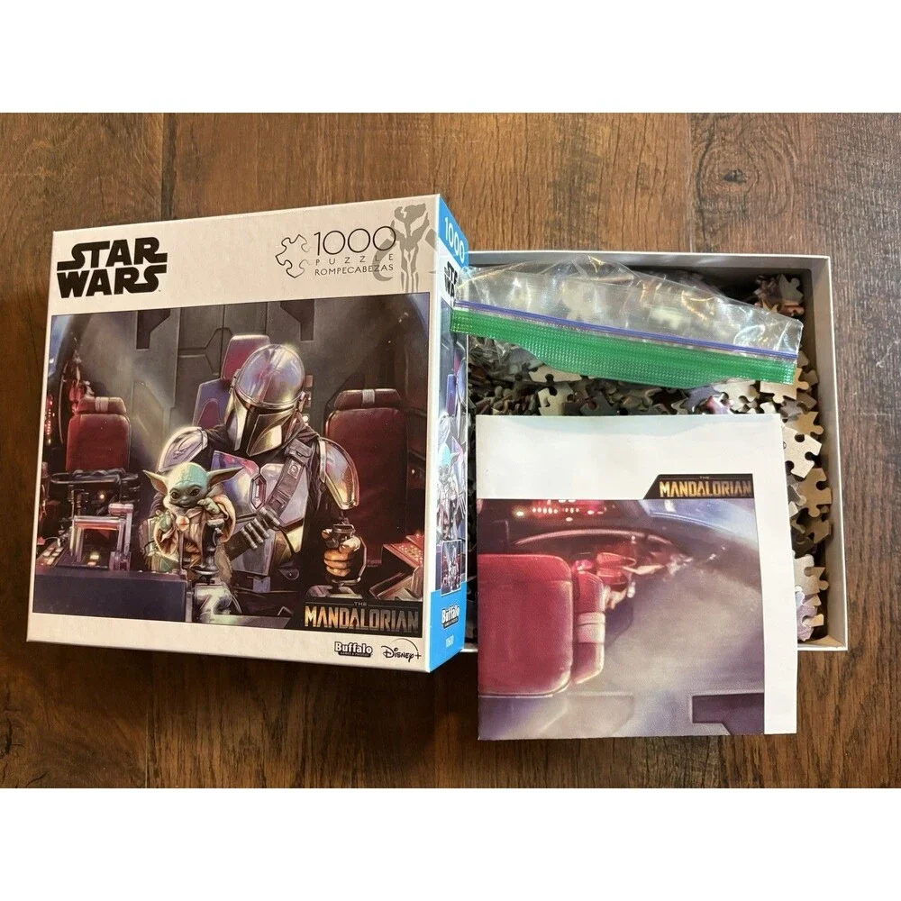 Star Wars Mandalorian 1000 Piece Jigsaw Puzzle Buffalo Disney +
